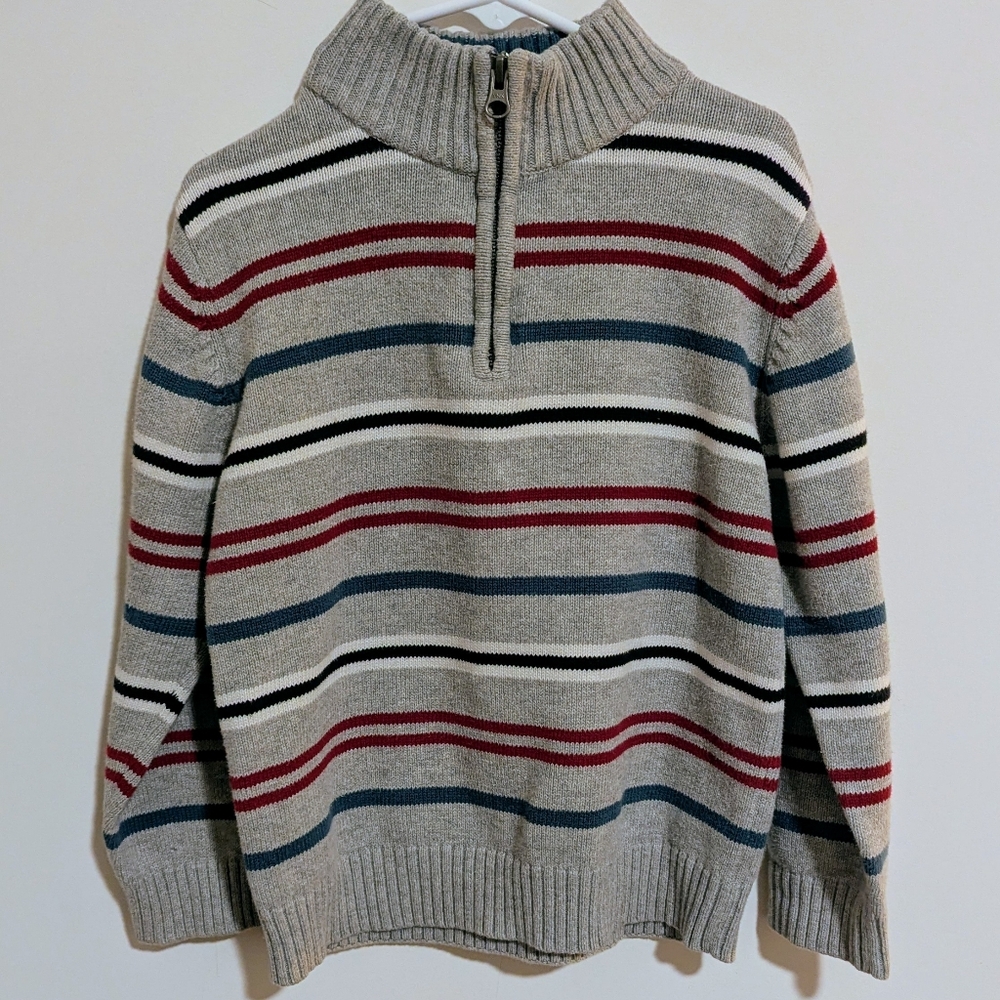 Gymboree 100% Cotton Quarter Zip Sweater